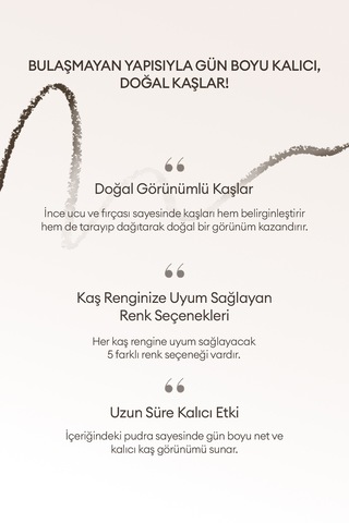 Missha Smudge Proof Wood Brow Bulaşmayan Kalıcı Doğal Kaş Kalemi Black