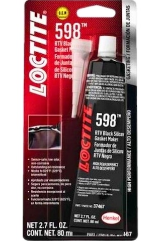 Loctıte Sı 598 Yaga Dirençli Siyah Silikon Conta - 80 Gr 2 Ad Loctıte Sı 598 Yaga Dirençli Siyah Silikon Conta - 80 Gr 2 Ad