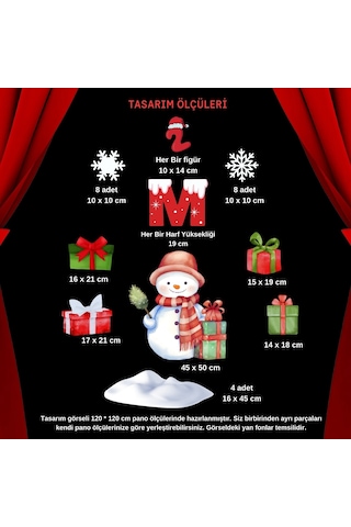 Mutlu Yıllar Okul Pano Süsü