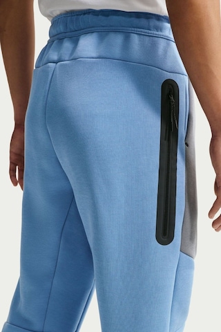 Nike Tech Fleece Slim Fit Men S Track Jogger Pants Erkek Dar Kesim Eşofman Altı Mavi Gri