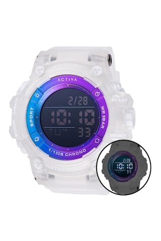 Invicta X Activa Summit Dijital Erkek Kol Saati - 50 Mm - Şeffaf Beyaz