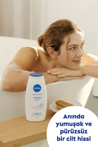 Nivea Creme Soft Kremsi Dokunuş Banyo ve Duş Jeli 750 ML