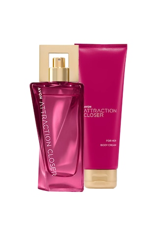 Avon Attraction Closer Kadın Parfüm Ve Vücut Losyounu Paketi Çiçek