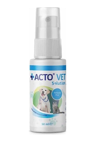 Acto Vet Solution Kedi ve Köpek İçin Yara Bakım Solüsyonu 50 ML