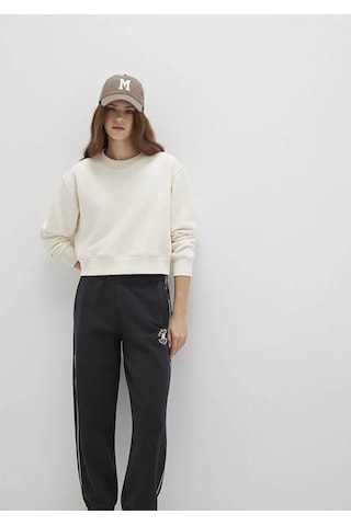 Mavi Bisiklet Yaka Ekru Kadın Sweatshirt M1s10387-70049 Ekru
