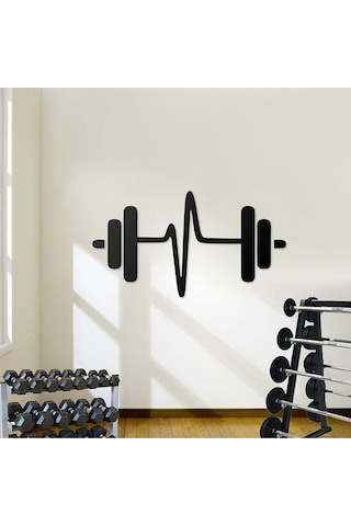 Dekoratif Metal Duvar Tablosu Fitness Gym Ve Spor Salonlarına Özel Tasarım
