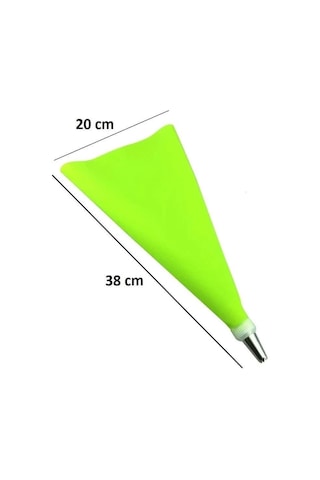 3b Trend Krema Sıkma Torbası 7 Çelik Uç + Silikon Torba Krema Pompası