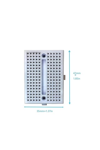 Mini Breadboard Yapışkanlı 170 Pin Beyaz