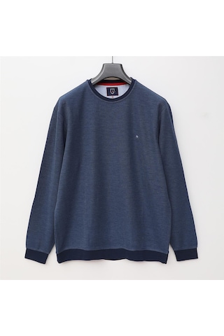 Dio Rise Erkek Uzun Kol İnce Sweatshirt - Czt-130 - Mavi - Marine Mavi - Marine