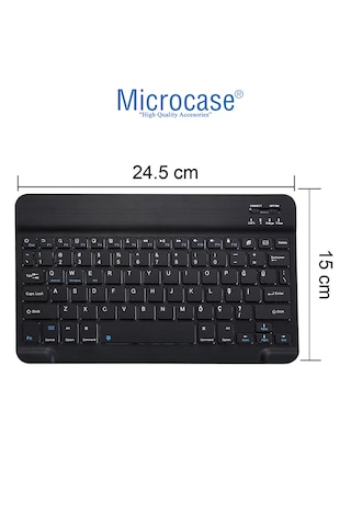 Microcase Samsung S11 Ultra 14.6 İnch Tablet İçin Tablet Çanta + Bluetooth Klavye + Mouse + Tablet Standı Siyah- Al4234 Omuz Çantası