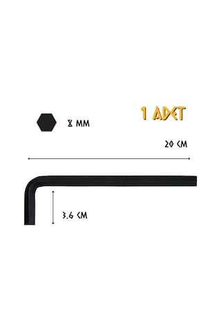 Cer-pa Norm Tekli Alyan Uzun - 8.0 Mm. - 1 Adet