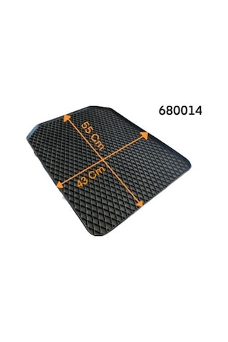 1 Adet Havuzlu Oto Paspas  1. Kalite Kauçuk 55cmX43cm