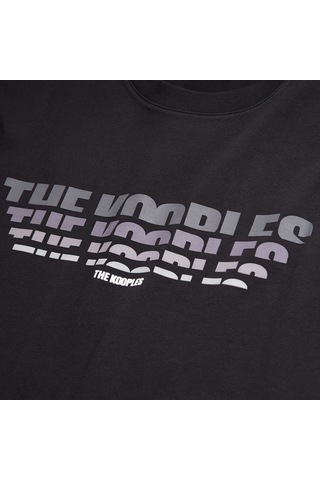The Kooples Erkek Bisiklet Yaka Kısa Kollu Siyah T-shırt