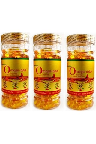 Sapphire Omega-3,6,9 Softgel 200 Yumuşak Kapsül 3 Kutu