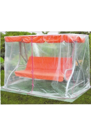 Homaks Salıncak Koruma Örtüsü 220x185 H: 200 Çift Fermuarlı Şeffaf