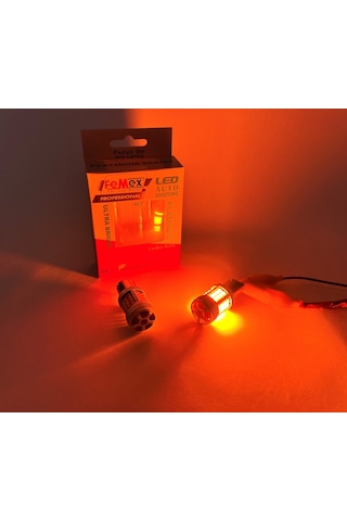 Femex Platinum Py21w-1156 Bau15s 150 Decoderli Sinyal Fanlı Led Ampul