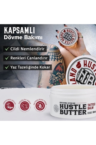 Hustle Butter Deluxe Tattoo Aftercare - 5oz/150ml Dövme Bakım Kremi