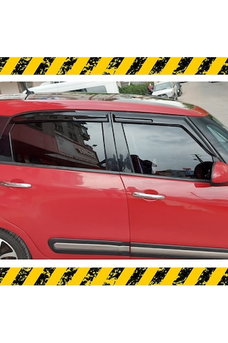 Fiat 500L Mügen Cam Rüzgarlığı 2012-2018 Arası 4 Lü Takım