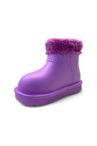 190 Çocuk İçi Kürklü Yağmur Botu Lila