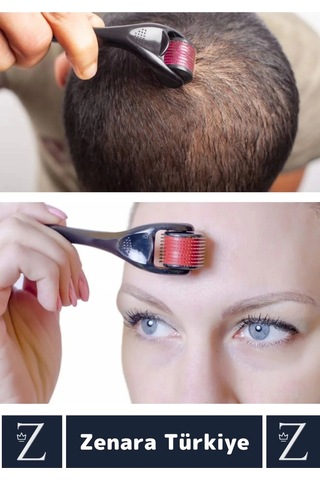 Premium 0.5 Mm 540 Titanyum İğneli Cilt Yenileyici Pürüzsüz Cilt Bakım Güzellik Aleti Derma Roller