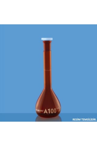 Cam Balon Joje 100 Ml - Amber - Plastik Tıpalı