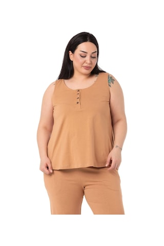 Büyük Beden Penye Vizon Eşofman Takımı-vizon Vizon