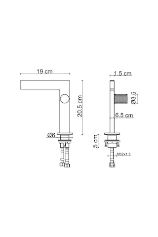 Fk-2011 Krom Lavabo Bataryası Krom