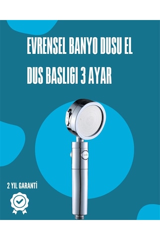 Su Tasarruflu Ve Kolay Kurulumlu El Duş Başlığı - Yüksek Performans Çok Renkli