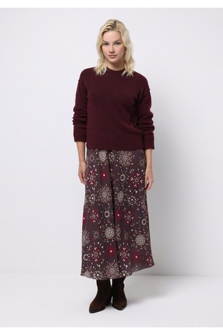 Colin's Colins Regular Fit Yuvarlak Yaka Düz Kadın Mor Kazak Cl1076879 Q1.v1 Plm Mor
