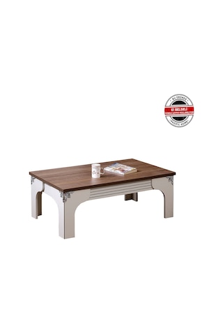 Gazel Orta Sehpa Beyaz/ Dikdörtgen Orta Sehpa