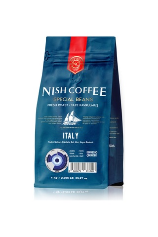 Nish Kahve Italy Espresso Kahve 1000 G