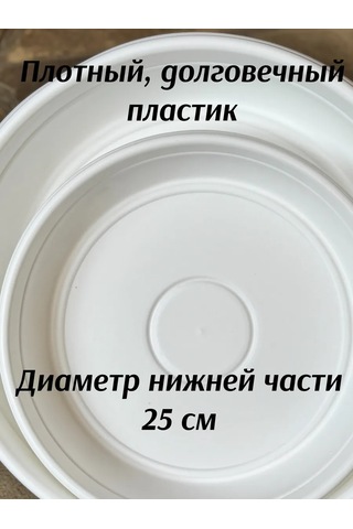 Botanikum Çiçek Saksıları İçin Yuvarlak Altlık, Bitkiler, 30 Cm Çap 453012128