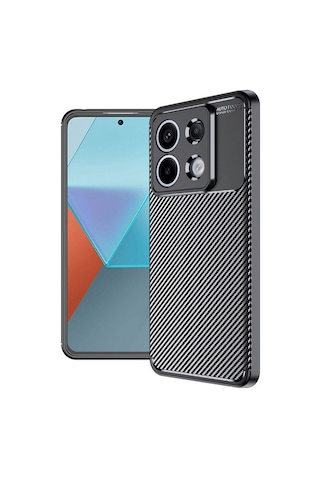 Xiaomi Redmi Note 13 Pro 5g Kılıf Zore Negro Silikon Kapak Siyah