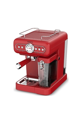 Karaca Vintage Craft Süt Hazneli Espresso, Latte Ve Capuccino Makinesi Cream