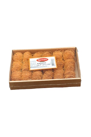 Kardeşler İnce Sarma Kızarmış Tel Kadayıf Kutu 3 x 250 G