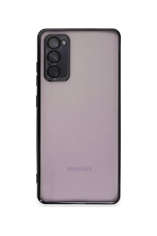 Newface - 395 - Samsung Galaxy Uyumlu S20 Fe Kılıf Razer Lensli Silikon - Kmrsfres - - Siyah Sıyah