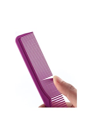 Profesyonel Saç Kesme Tarağı Anti-statik Düz Kafa Kesici Ince Diş Tarak Saç Kesimi Fırçası Salon Araçları Berber Saç Aksesuarları