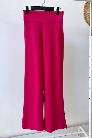 Kahijab Krep Korsaj Bol Paça Pantolon - Fuşya Fuşya