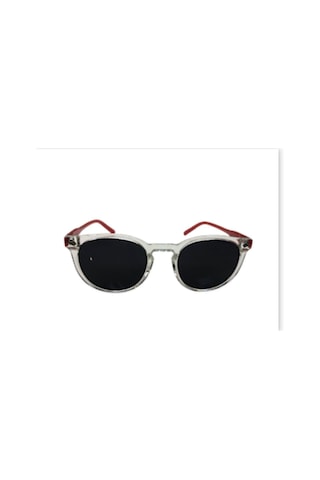 For Exchange Mod.1065 C.197 Şeffaf Kırmızı Unisex Güneş Gözlüğü Şeffaf