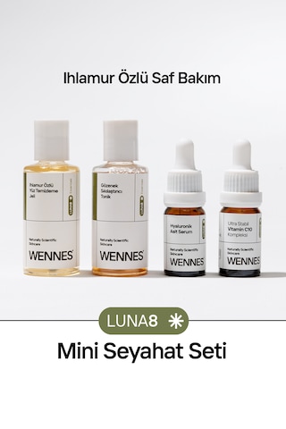 Mini Seyahat Seti: Ihlamur Özlü Saf Bakım Luna8