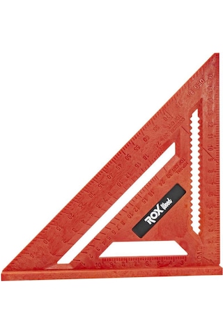 Rox Wood 0022 Abs Plastik Üçgen Marangoz Gönye 175 Mm