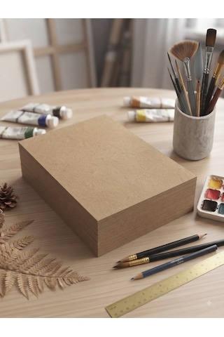 Premium Kraft Kağıt A4 140gr 500 Lü 21x29,7 Cm Yazıcı, Baskı Ve El İşi Kağıdı
