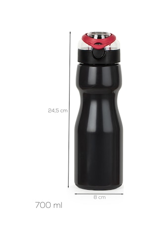 Porsima 911037-2 Bpa Free Motivasyon Sporcu Su Matarası Suluk 0,7lt Su Şişesi Fuşya