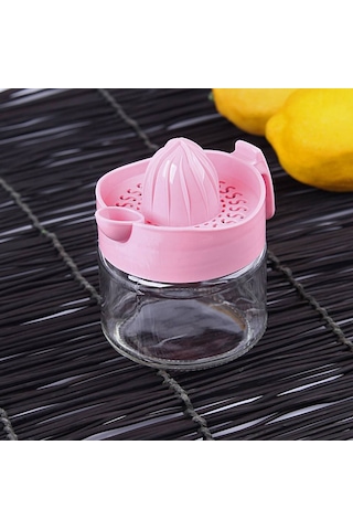 Narenciye Sıkacağı Cam Kavanozlu Limon Sıkacağı 300 Ml Sarı