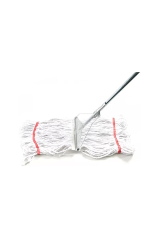 Ekol Geniş Yedek Islak Mop Paspas Ucu Başlığı Püskül Pamuklu 320 G Beyaz 25 CM