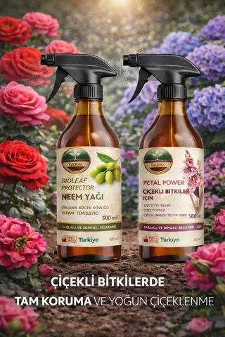 Çiçek Açtıran Ve Neem Yağı İkili Bakım Seti 2 L - 1 L - 1 L - 500 ML