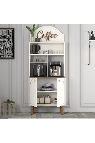 Bohem Kahve Köşesi 80cm - Krem Krem