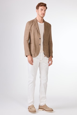 Dufy Vizon Erkek Ceket - Slim Fit Vizon