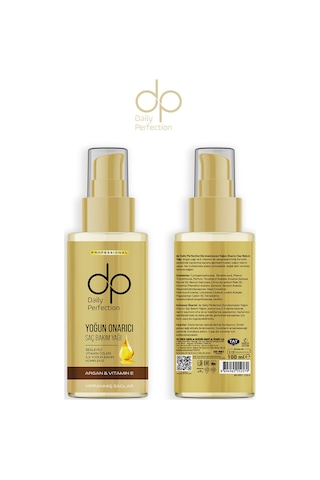 Dp Daily Perfection Argan Yağlı Ve E Vitaminli Saç Bakım Yağı 100 ML