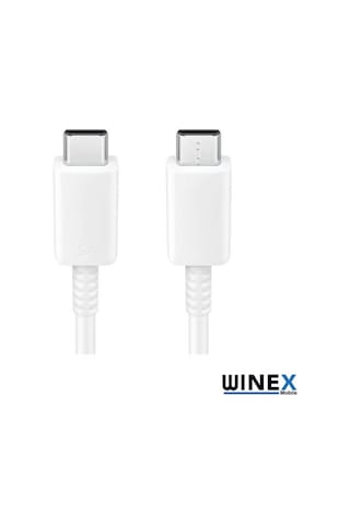 Winex Dg-977 Type-C To Type-C Data Ve Şarj Kablosu Beyaz